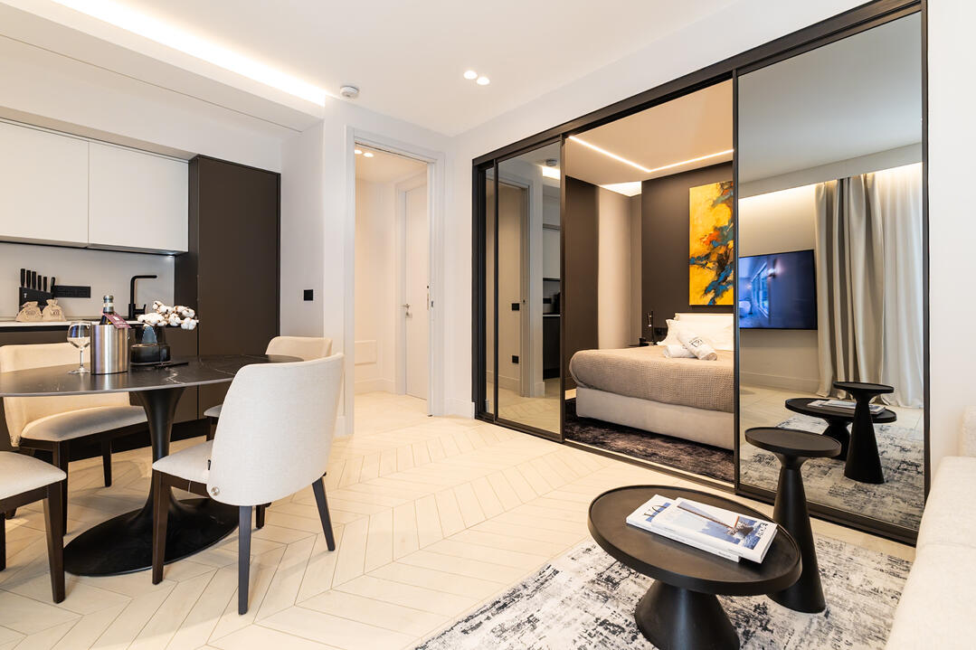 Spacious holiday apartment with designer furniture